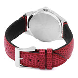 Gucci G-Timeless Mother of Pearl Red Dial Red Leather Strap Watch For Women - YA1264041 Buy Now By Gucci