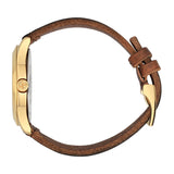 Gucci G Timeless Quartz Two Tone Dial Brown Leather Strap Watch For Men - YA126451B Buy Now By Gucci