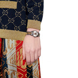 Gucci G Timeless Quartz Silver Dial Two Tone Steel Strap Watch For Women - YA126596 Buy Now By Gucci