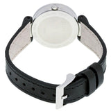 Gucci G Interlocking Black Dial Black Leather Strap Watch For Women - YA133501