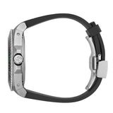 Shop Gucci Dive Quartz Kingsnake Black Dial Black Rubber Strap Watch For Men - YA136217 in USA