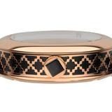 Shop Gucci Diamantissima Quartz Black Dial Black Leather Strap Watch for Women - YA141501 in USA