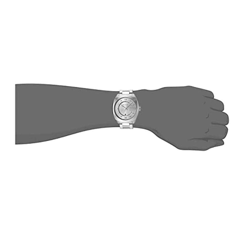 Gucci GG2570 Silver Dial Silver Steel Strap Watch For Men - YA142308 Buy Now By Gucci