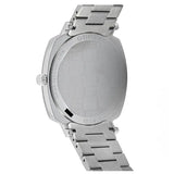 Shop Gucci Grip Quartz Silver Dial Silver Steel Strap Watch For Men - YA157501 in USA