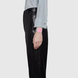 Gucci 25H Quartz Pink Dial Silver Steel Strap Watch for Women - YA163410 Buy Now By Gucci