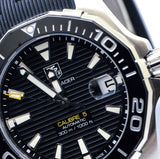 Tag Heuer Aquaracer Black Dial Watch for Men - WAY211A.FT6151 Buy Now By Tag Heuer