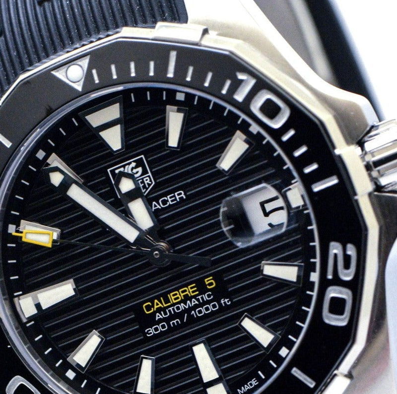 Tag Heuer Aquaracer Black Dial Watch for Men - WAY211A.FT6151 Buy Now By Tag Heuer