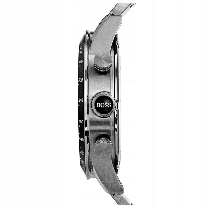 Hugo Boss Rafale Competitive Sport Silver Dial Silver Steel Strap Watch for Men - 1513511 Buy Now By Hugo Boss