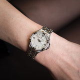 Maurice Lacroix Aikon Diamonds Mother of Pearl Dial Two Tone Steel Strap Watch for Women - A11006-DY503-171-1 Buy Now By Maurice Lacroix
