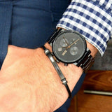 Shop Hugo Boss Integrity Black Dial Black Steel Strap Watch for Men - 1513780 in USA