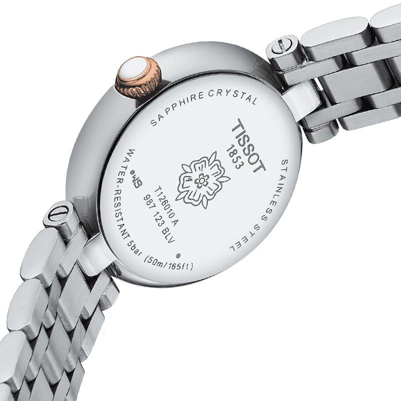 Tissot Bellissima Lady Small Mother of Pearl Dial Two Tone Steel Strap Watch For Women - T126.010.22.013.01 Buy Now By Tissot