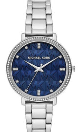 Michael Kors Pyper Blue Dial Silver Steel Strap Watch For Women - MK4671 Buy Now By Michael Kors