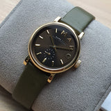 Marc Jacobs Baker Olive Dial Olive Leather Strap Watch for Women - MBM1330 Buy Now By Marc Jacobs