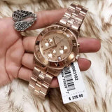 Marc Jacobs Blade Chronograph Rose Gold Dial Rose Gold Steel Strap Watch for Women - MBM3102 Buy Now By Marc Jacobs
