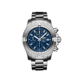 Breitling Avenger Chronograph 45mm Blue Dial Silver Steel Strap Watch for Men - A13317101C1A1