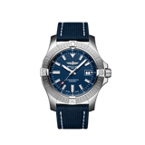Shop Breitling Avenger Automatic 43 Blue Dial Blue Nylon Strap Watch for Men - A17318101C1X1 in USA