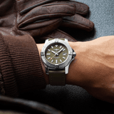 Shop Breitling Avenger Automatic GMT 43 Green Dial Green Nylon Strap Watch for Men - A17318101L1X1 in USA