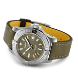Shop Breitling Avenger Automatic GMT 43 Green Dial Green Nylon Strap Watch for Men - A17318101L1X1 in USA