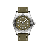 Shop Breitling Avenger Automatic GMT 43 Green Dial Green Nylon Strap Watch for Men - A17318101L1X1 in USA