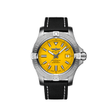 Shop Breitling Avenger Automatic 45 Seawolf Yellow Dial Black Nylon Strap Watch for Men - A17319101I1X1 in USA