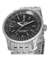Breitling Navitimer Automatic 38mm Black Dial Stainless Steel Mens Watch - A17325241B1A1