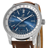 Shop Breitling Navitimer 1 Automatic 41mm Blue Dial Brown Leather Strap Mens Watch - A17326211C1P1 in USA