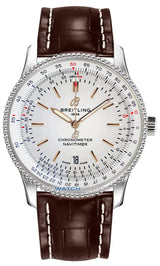Shop Breitling Navitimer Automatic 41mm Brown Leather Strap Mens Watch - A17326211G1P1 in USA