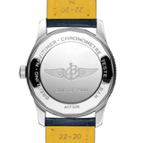 Shop Breitling Automatic 41mm Black Dial Black Leather Strap Watch for Men - A17326241B1P1 in USA