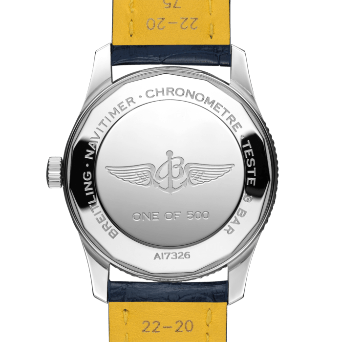 Shop Breitling Automatic 41mm Black Dial Black Leather Strap Watch for Men - A17326241B1P1 in USA