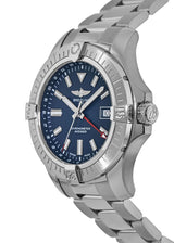 Shop Breitling Avenger Automatic GMT 45 Blue Dial Silver Steel Strap Watch for Men - A32395101C1A1 in USA