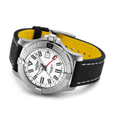 Shop Breitling Avenger Automatic GMT 43 White Dial Black Nylon Strap Watch for Men - A32397101A1X1 in USA