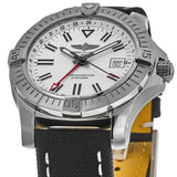 Shop Breitling Avenger Automatic GMT 43 White Dial Black Nylon Strap Watch for Men - A32397101A1X1 in USA