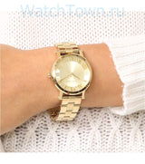 Michael Kors Norie Gold Dial Gold Steel Strap Watch for Women - MK3560 Buy Now By Michael Kors