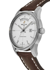 Shop Breitling Transocean Day & Date 43mm Brown Leather Strap Mens Watch - A4531012|G751|437X|A20B A.1 in USA