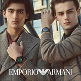 Emporio Armani Minimalist Analog Black Dial Black Leather Strap Watch For Men - AR11573 Buy Now By Emporio Armani