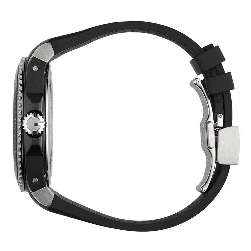 Shop Gucci Dive Analog Quartz Black Dial Black Rubber Strap Watch For Men - YA136204 in USA