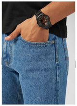 Versace Chain Reaction Quartz Black Dial Black Steel Strap Watch for Men - VEDY00719 Buy Now By Versace