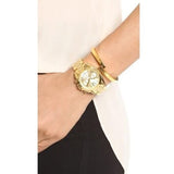 Michael Kors Bradshaw Chronograph White Dial Gold Steel Strap Watch For Women - MK6266 Buy Now By Michael Kors