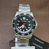 Citizen Mechanical Black Dial Silver Steel Strap Watch For Men - NJ0120-81E Buy Now By Citizen