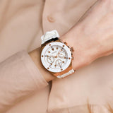 Guess Athena White Dial White Rubber Strap Watch For Women - GW0030L3 Buy Now By Guess