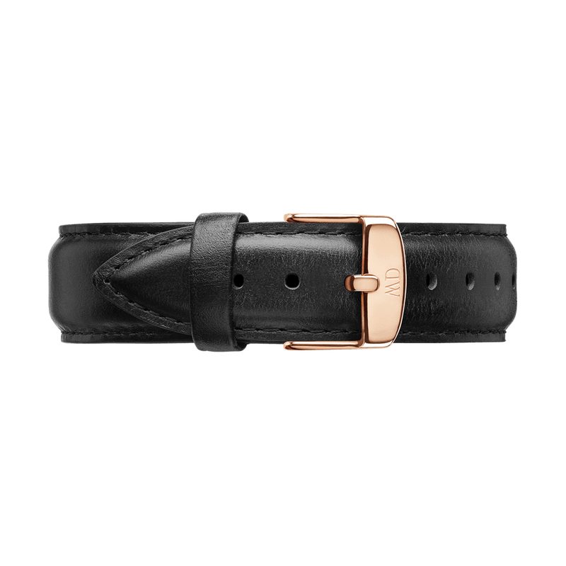 Daniel Wellington Classic Sheffield White Dial Black Leather Strap Watch for Women - DW00100036 Buy Now By Daniel Wellington