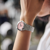 Breitling Chronomat 32 Diamonds Pink Dial Silver Steel Strap Watch for Women - A77310101K1A1 Buy Now By Breitling