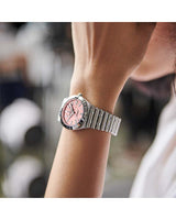 Breitling Chronomat 32 Diamonds Pink Dial Silver Steel Strap Watch for Women - A77310101K1A1 Buy Now By Breitling
