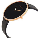 Calvin Klein Full Moon Black Dial Black Leather Strap Watch for Women - K8Y236C1 Buy Now By Calvin Klein