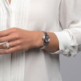Shop Omega Seamaster Aqua Terra Quartz Purple Dial Silver Steel Strap Watch for Women - 220.10.28.60.60.001 in USA