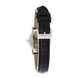 Burberry The City White Dial Black Leather Strap Watch for Women - BU9206