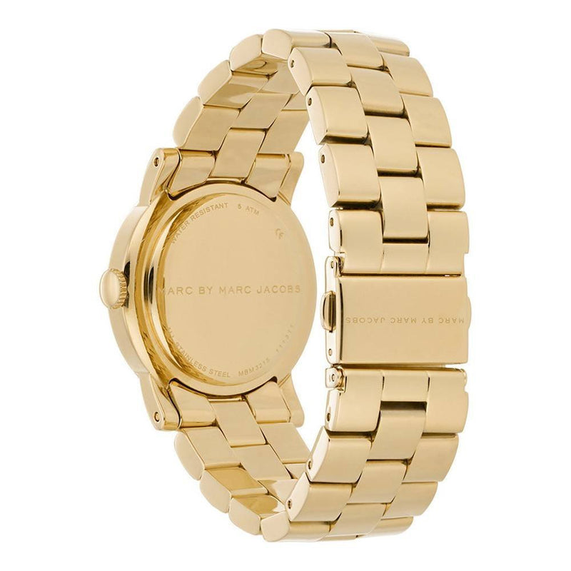 Marc Jacobs Amy Dexter Gold Dial Gold Steel Strap Watch for Women - MBM3215 Buy Now By Marc Jacobs