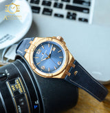 Maurice Lacroix Aikon Date Limited Edition Blue Dial Blue Leather Strap Watch For Men - AI1028-BRZ01-420-1 Buy Now By Maurice Lacroix