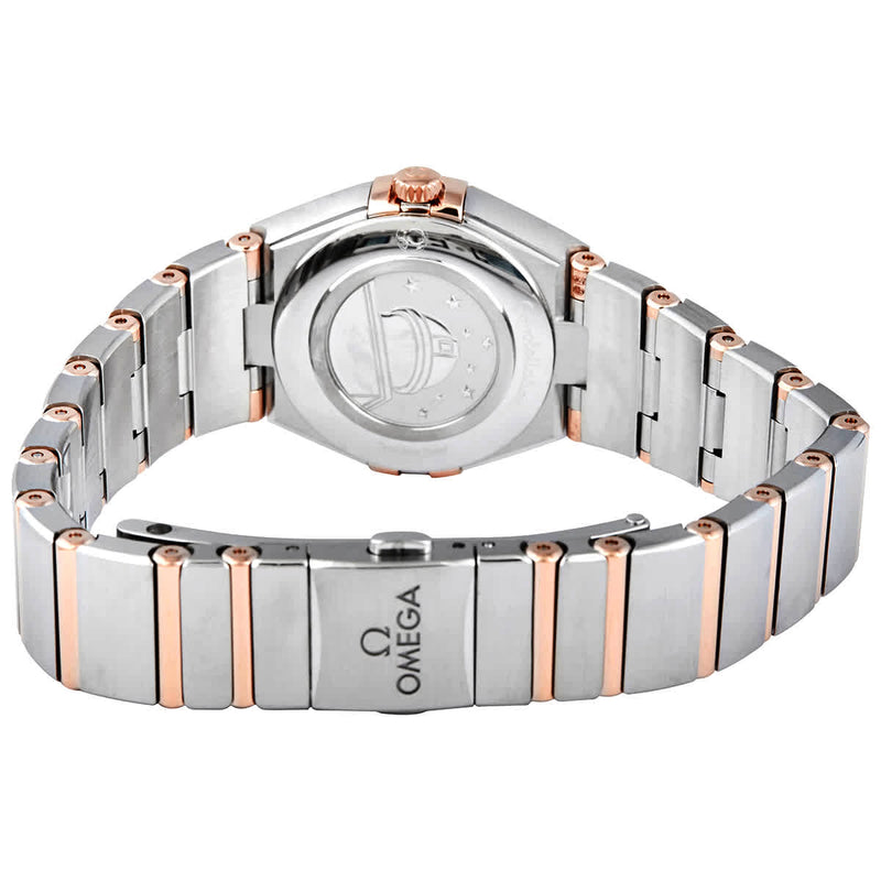 Shop Omega Constellation Quartz Diamonds Blue Dial Two Tone Steel Strap Watch for Women - 131.25.25.60.53.002 in USA