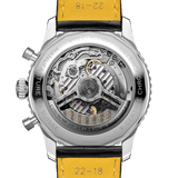 Breitling Navitimer B01 Chronograph 43 Brown Dial Black Leather Strap Watch for Men - AB0138241K1P1